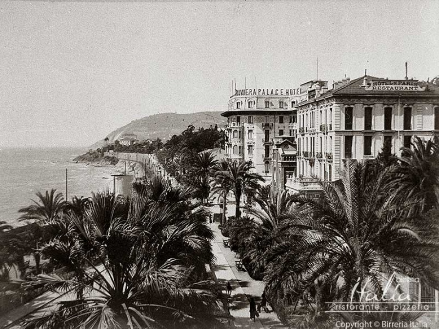 Sanremo: le Riviera Palace et l’Hôtel Parigi, 1913