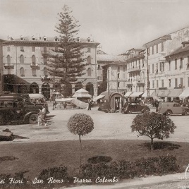 Сан - Ремо: площадь Пьяцца Коломбо, 1949