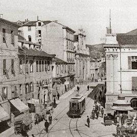 Сан - Ремо: площадь Пьяцца Коломбо, 1910